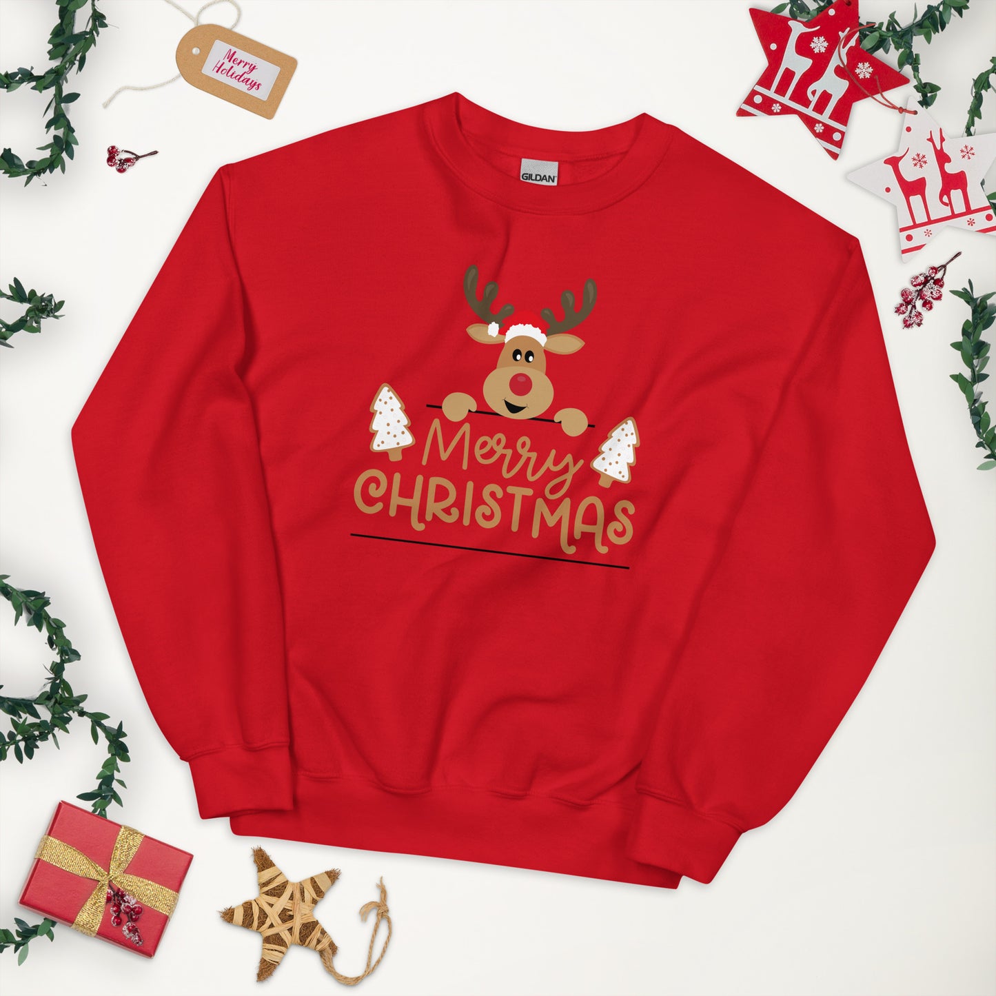 Reindeer Sweatshirt - Unisex