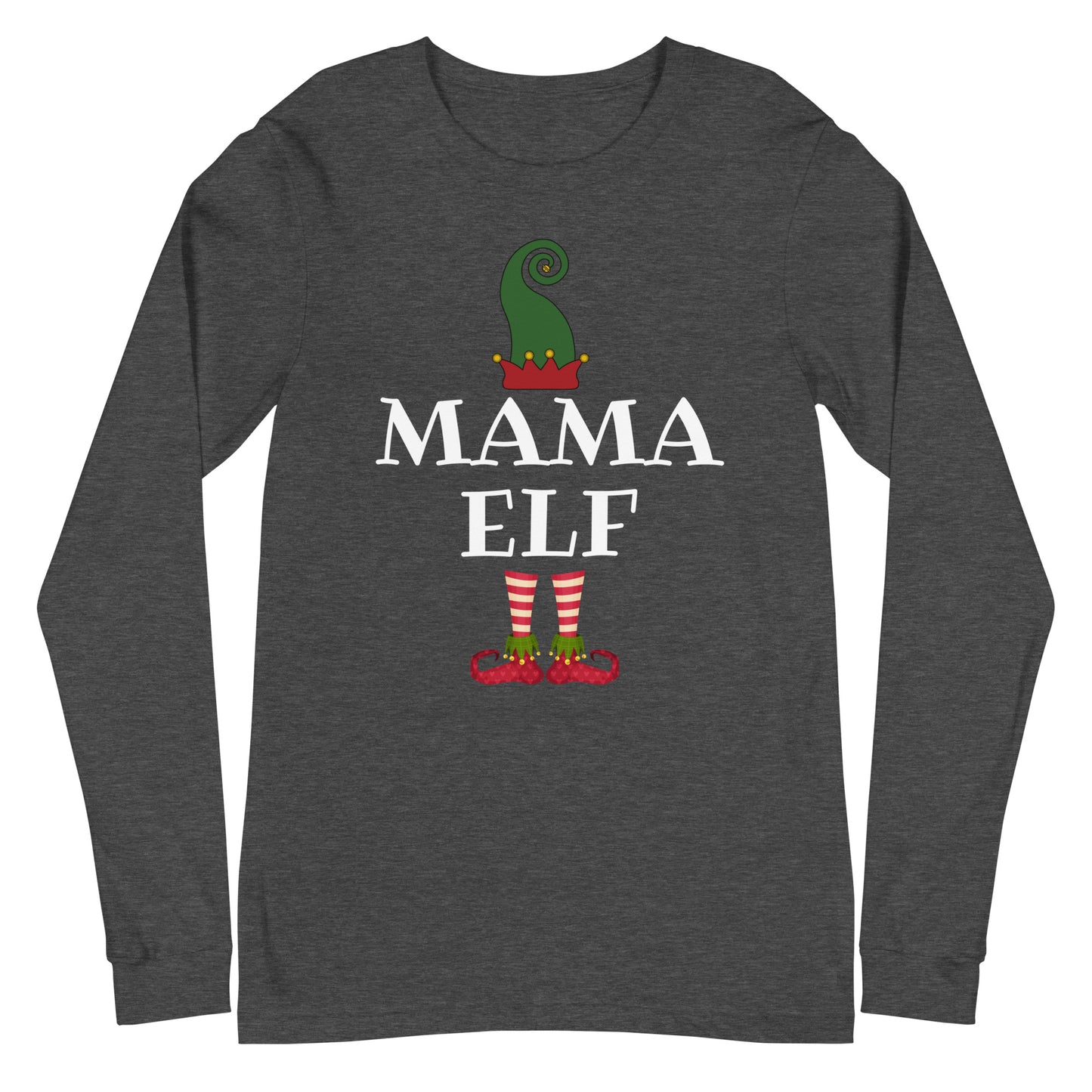 Mama Elf - Unisex Long Sleeve Tee