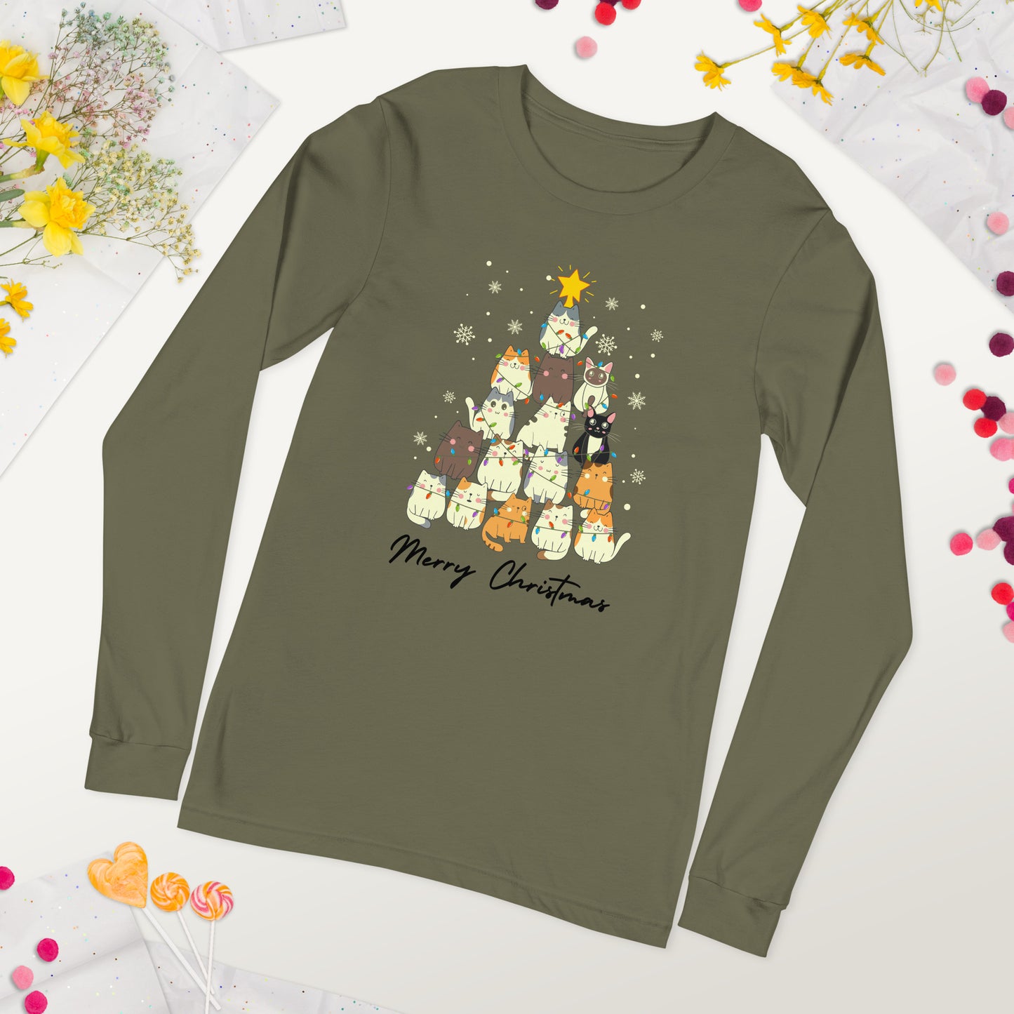 Cat Christmas Tree Shirt - Unisex