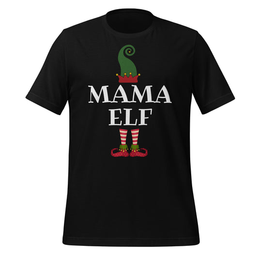 Mama Elf - Unisex Adult Short Sleeve T-shirt