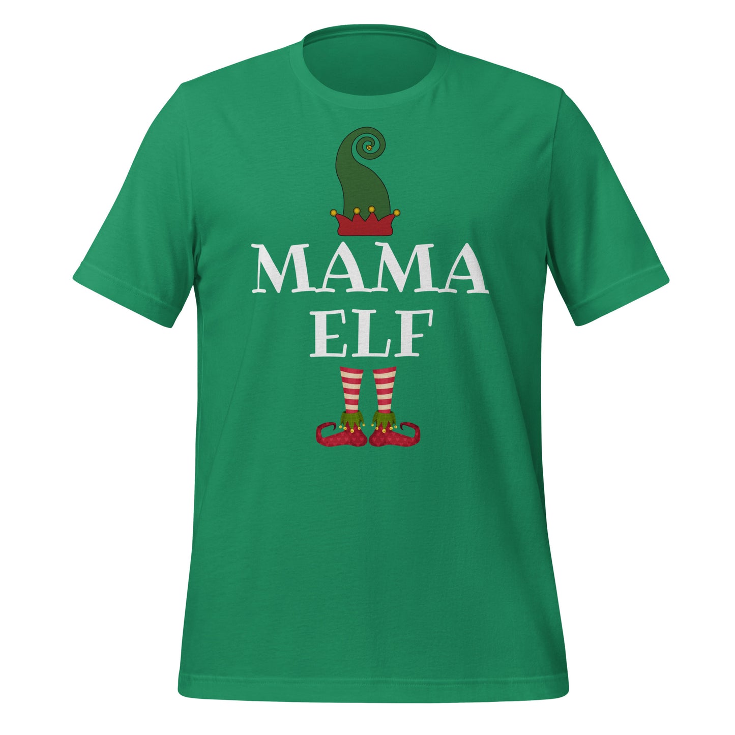 Mama Elf - Unisex Adult Short Sleeve T-shirt