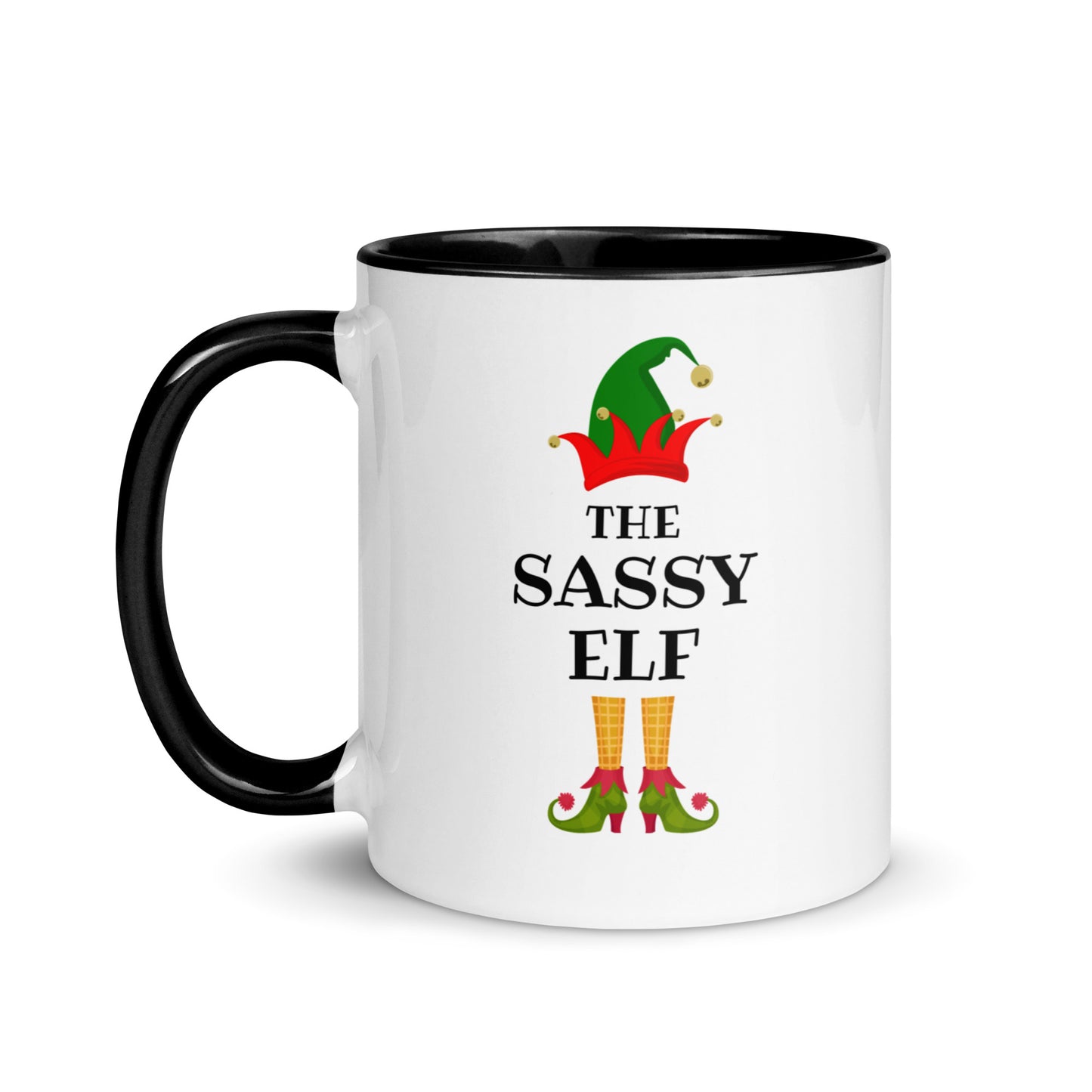 Sassy Elf Mug with Color Inside