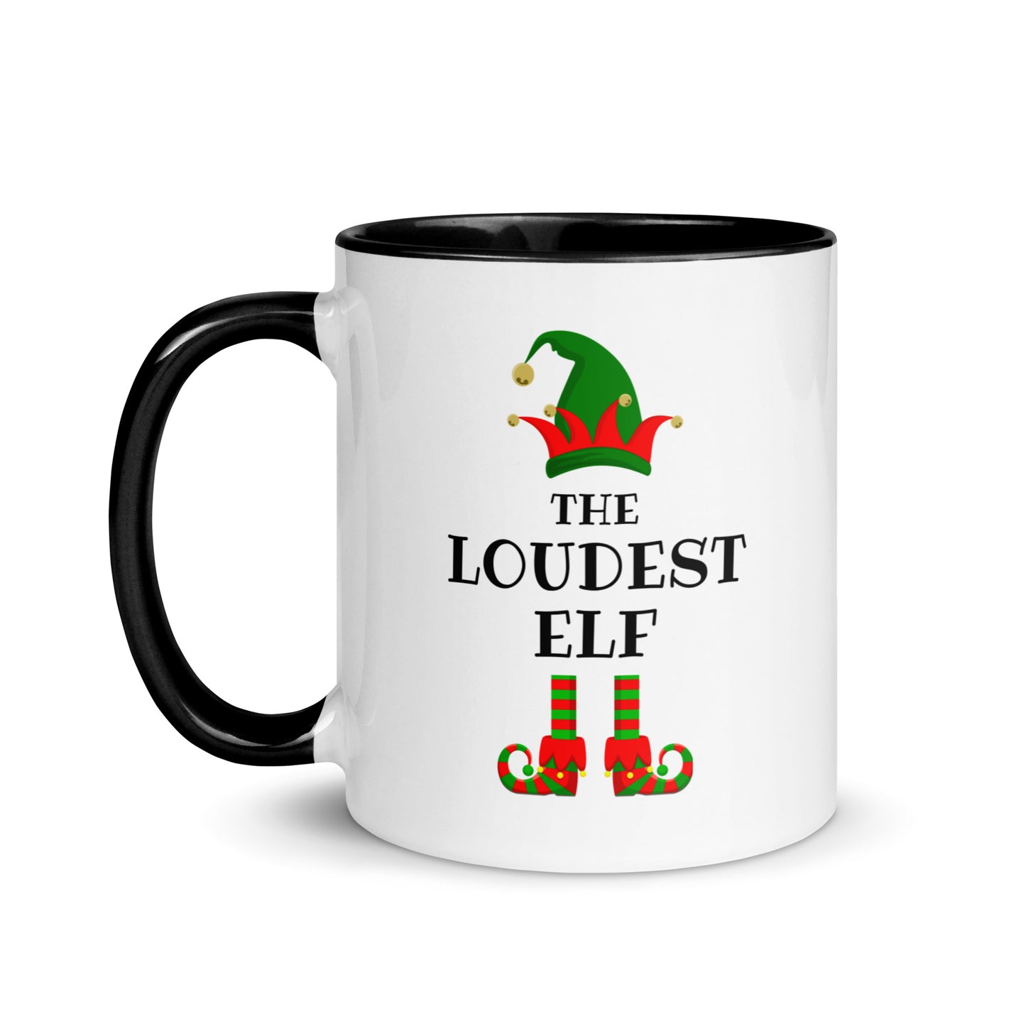 Loudest Elf Mug with Color Inside