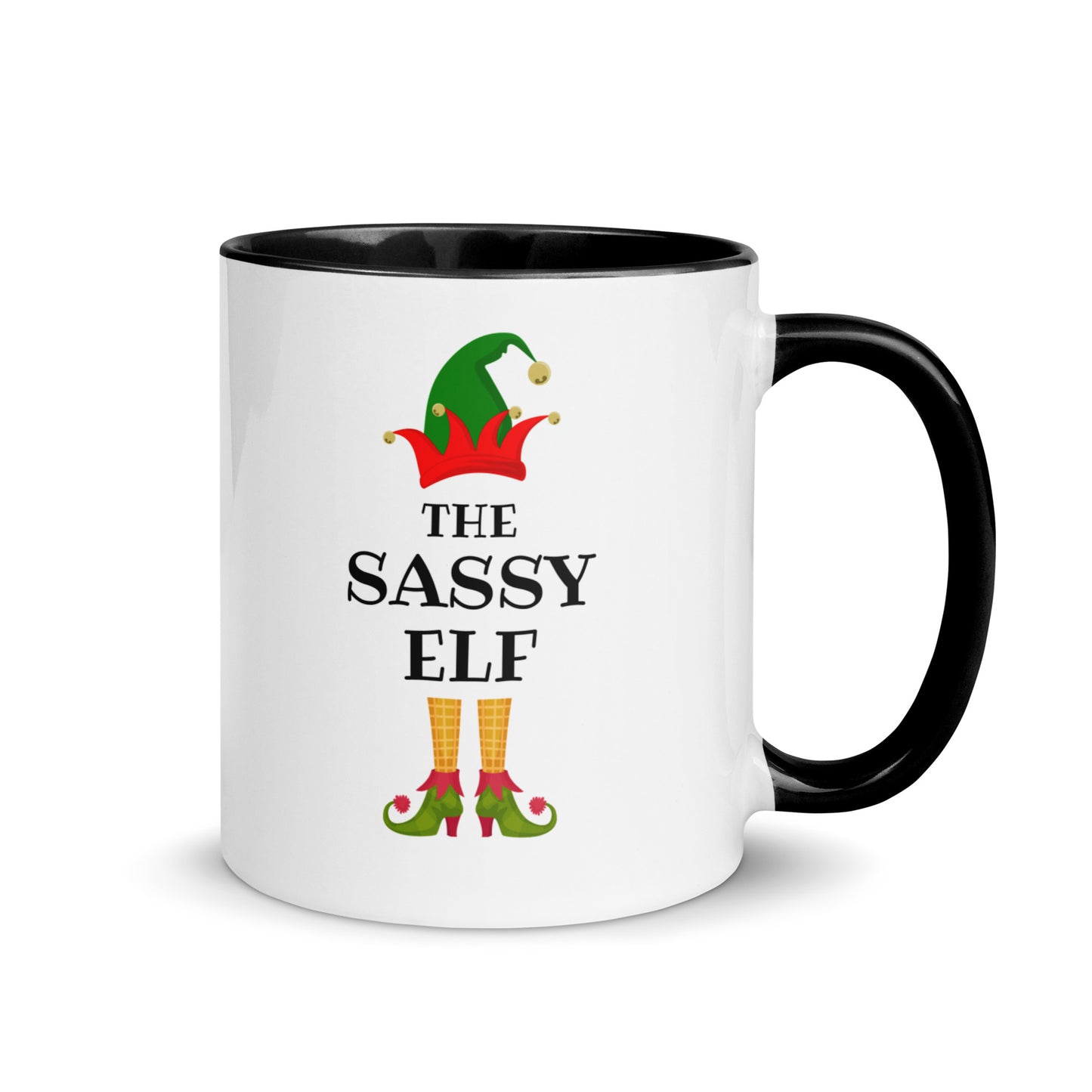 Sassy Elf Mug with Color Inside