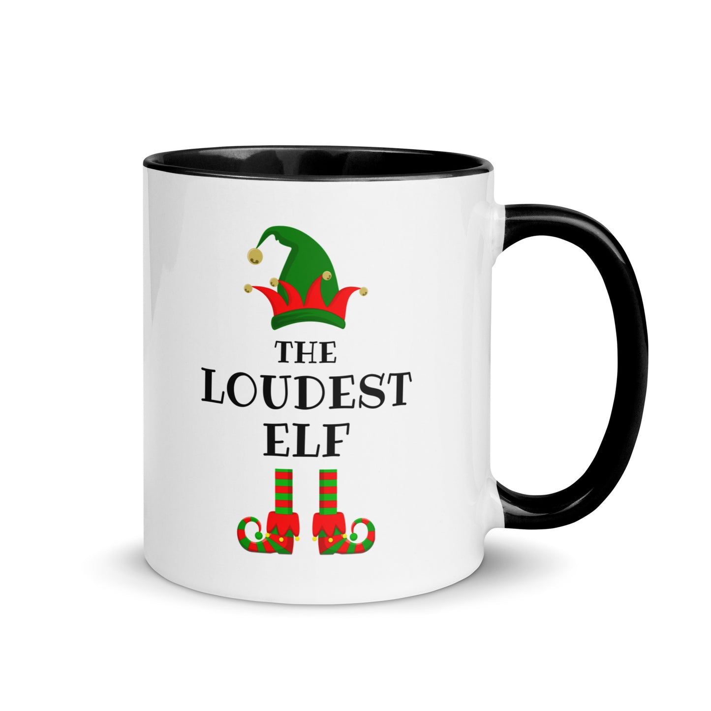 Loudest Elf Mug with Color Inside