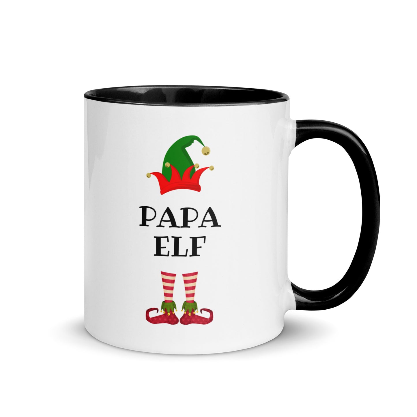 Papa Elf Mug with Color Inside